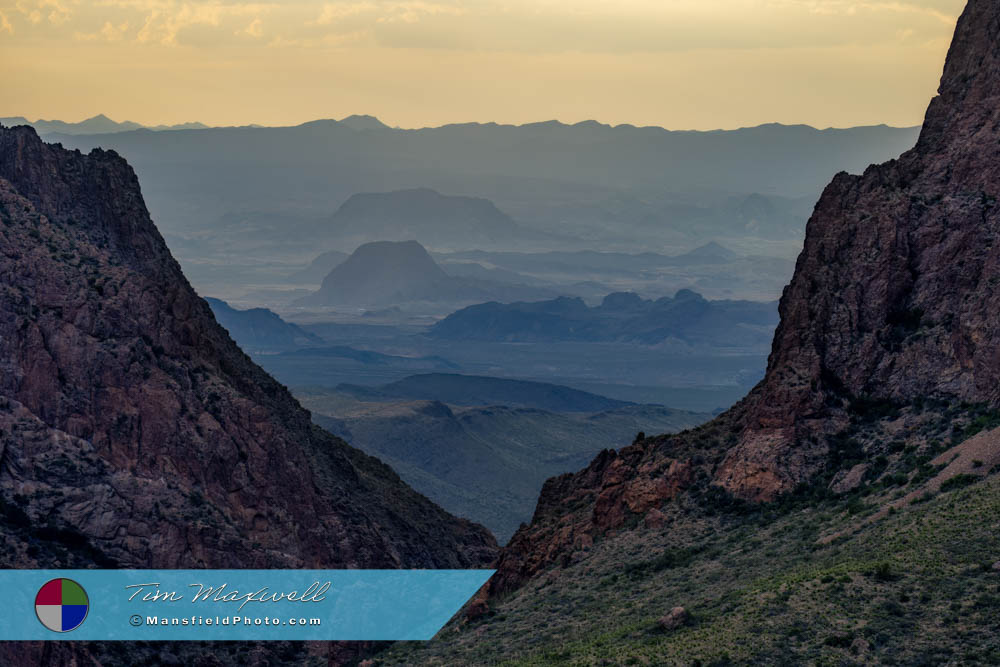 View Towards The Window, Big Bend National Park, TX