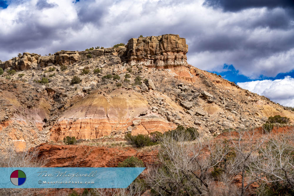 Cliff in Palo Duro Canyon, Texas