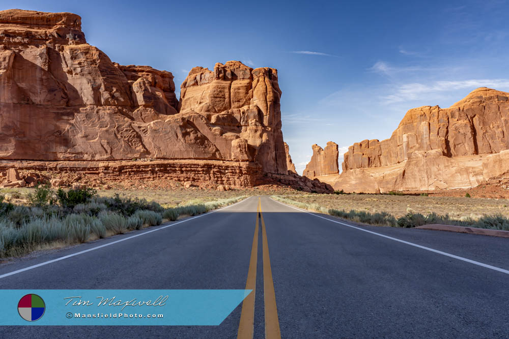 Road in Arches National Park